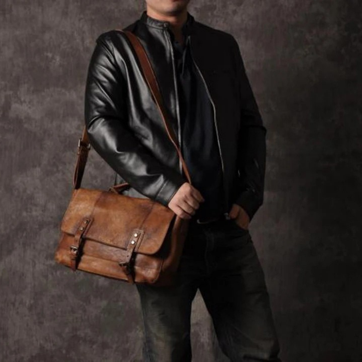 Men’s Vintage Crossbody Shoulder Bag