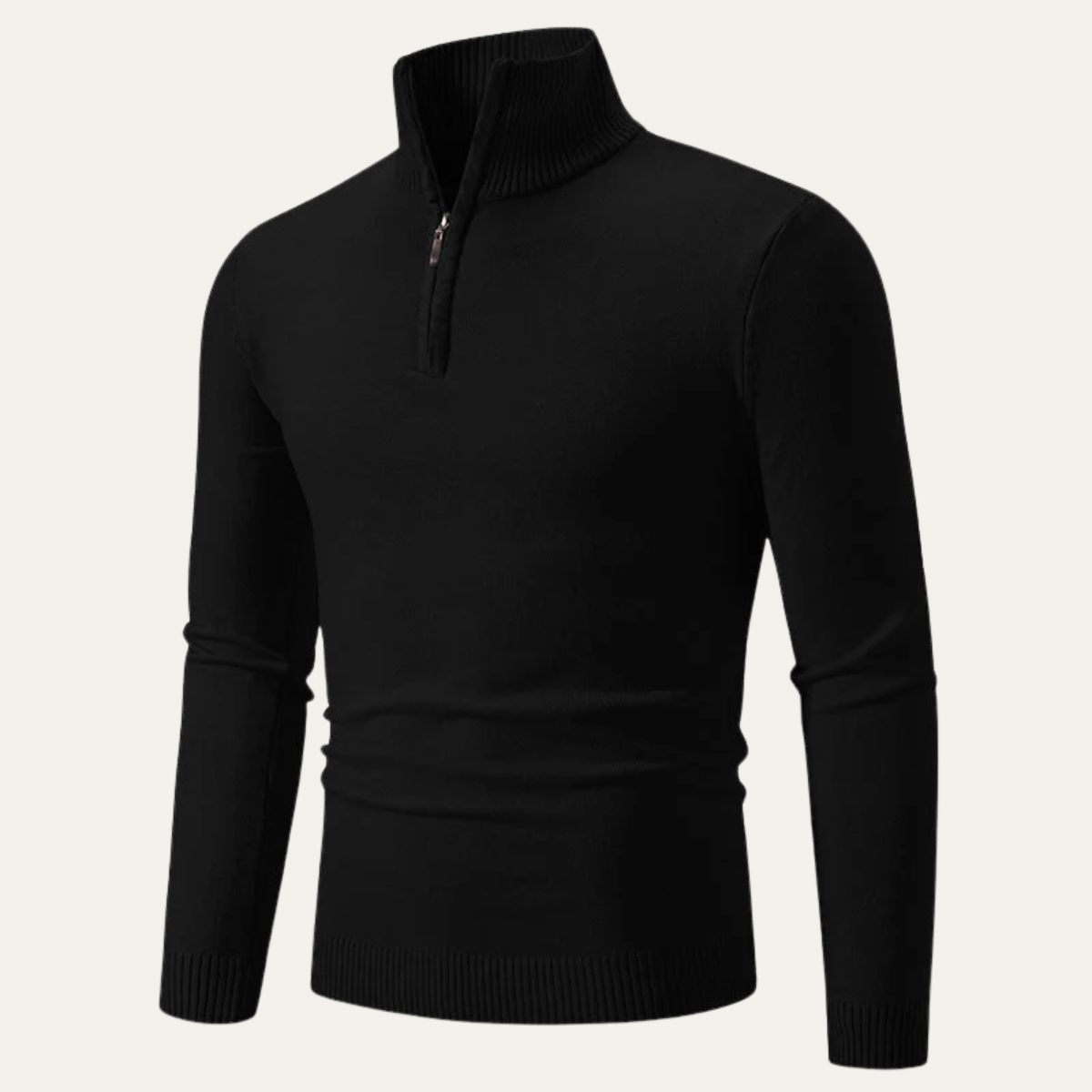 Men’s Slim Fit Half Zip Knit Jumper