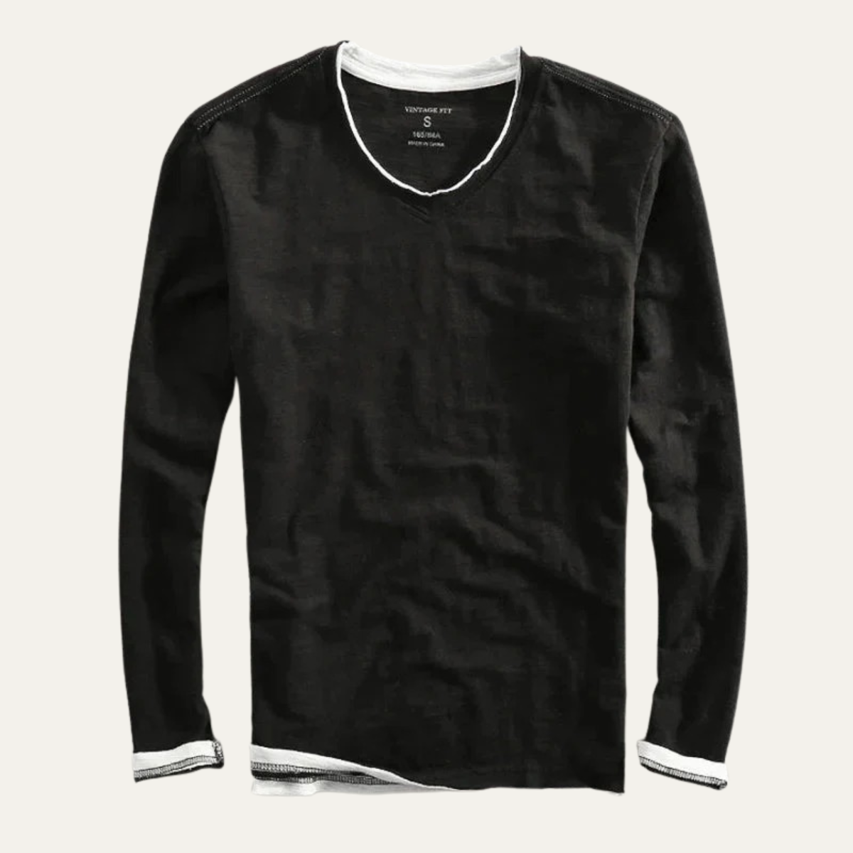 The Mantova Men’s Casual Slim Fit Long Sleeve V Neck Shirt