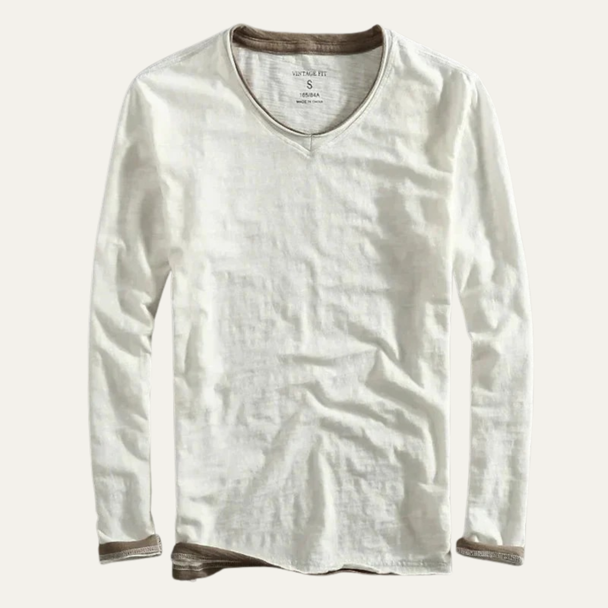 The Mantova Men’s Casual Slim Fit Long Sleeve V Neck Shirt