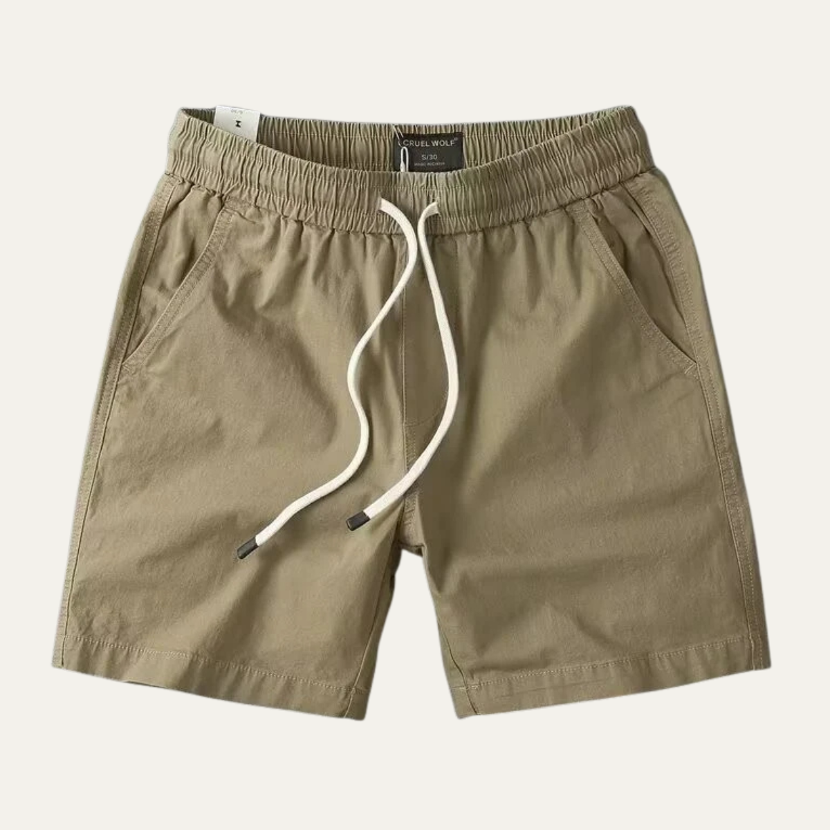 The Ravello Men’s Elastic Waist Casual Sports Shorts
