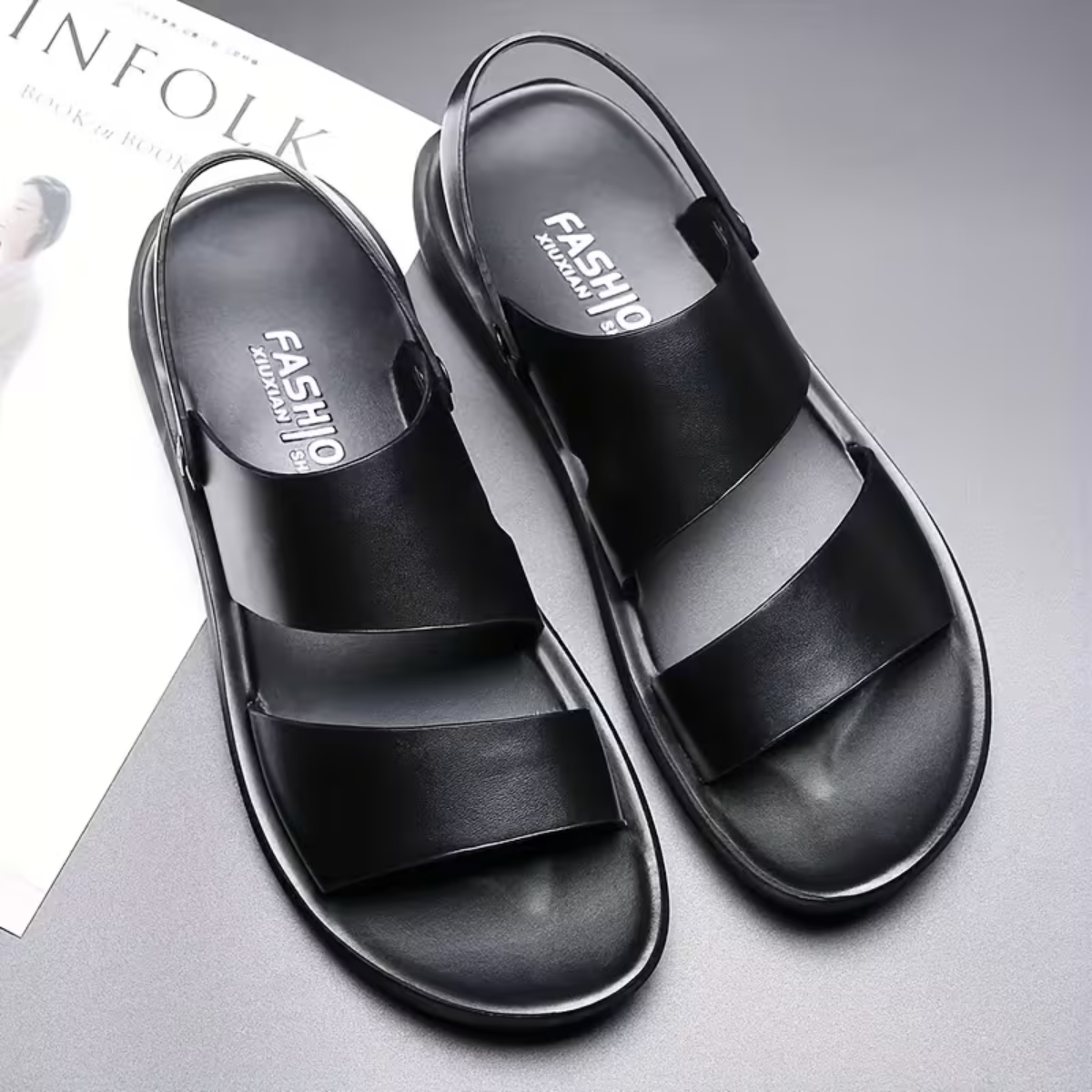 The Siracusa Men’s Summer Casual Strap Sandals