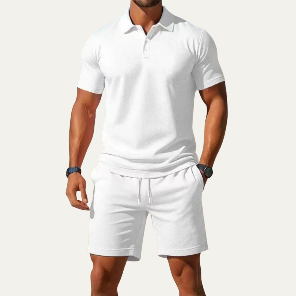 The Glyndebourne Men’s Breathable Summer Set - Polo Shirt & Shorts