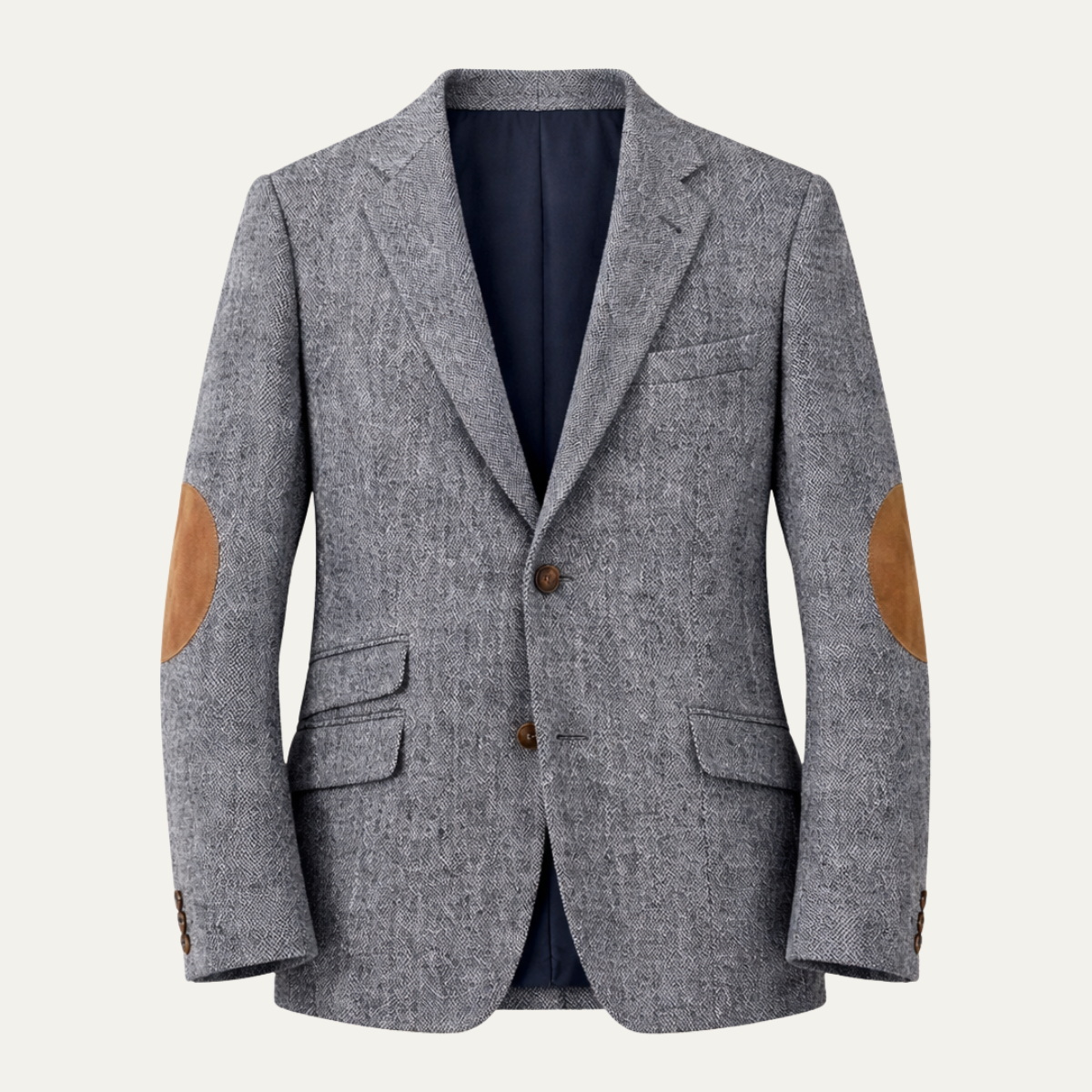 The Verona Men’s Single Breasted Herringbone Tweed Blazer