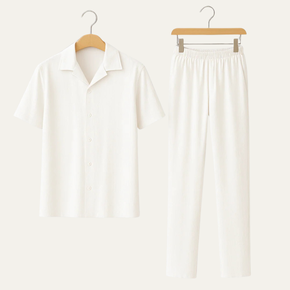 The Padova Men’s Smart Casual Co Ord Set - Shirt & Trousers