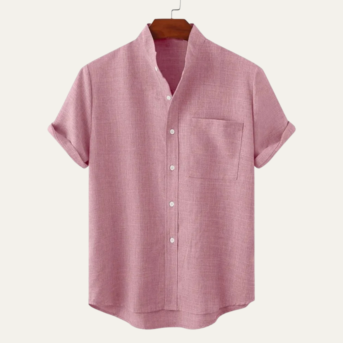 The Coventry Men’s Solid Colour Linen Lightweight Button Up Shirt
