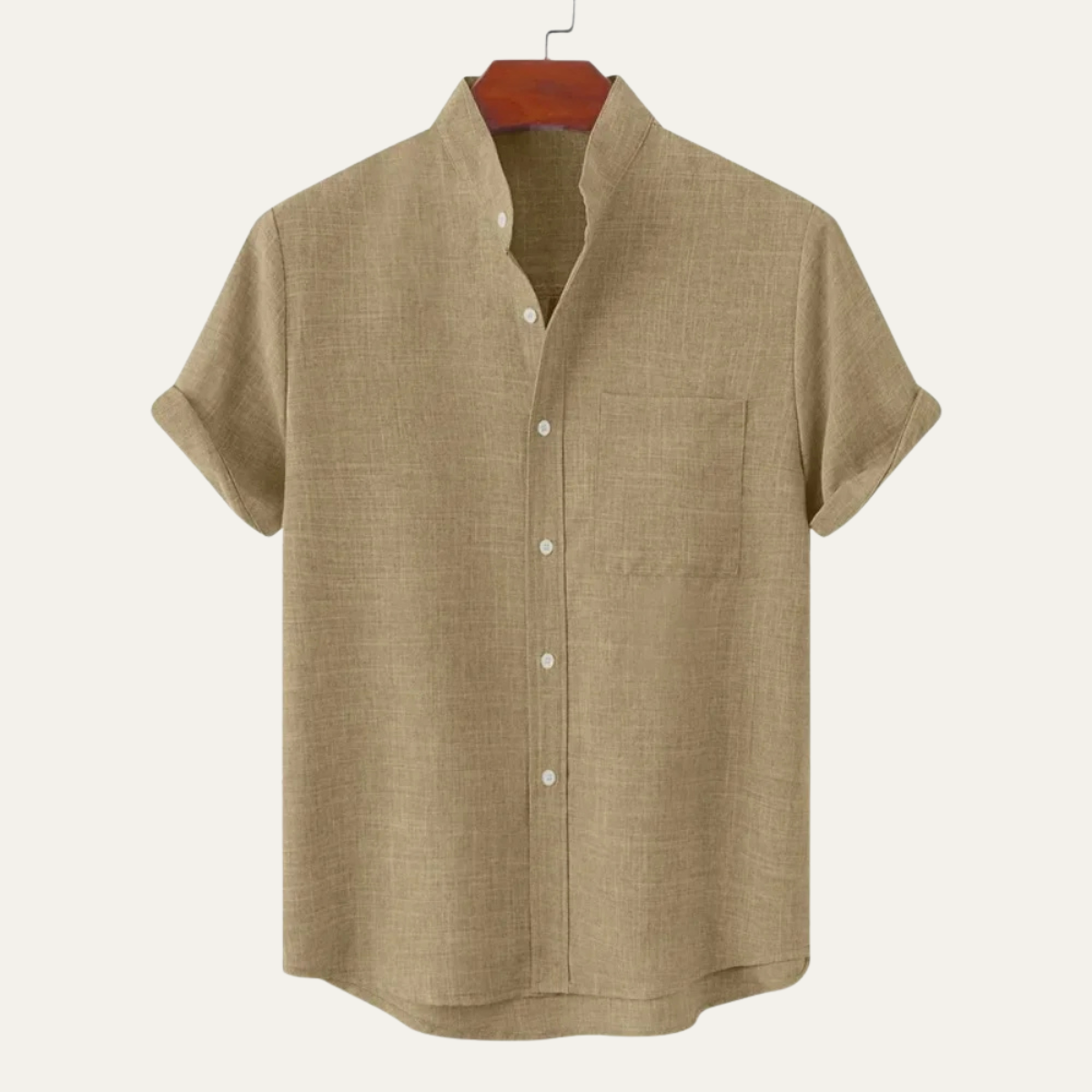 The Coventry Men’s Solid Colour Linen Lightweight Button Up Shirt