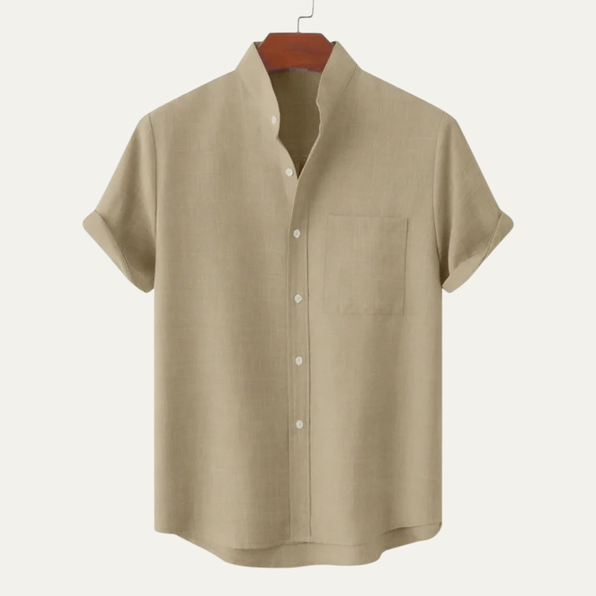 The Warwick Men’s Solid Colour Linen Soft Button Up Shirt