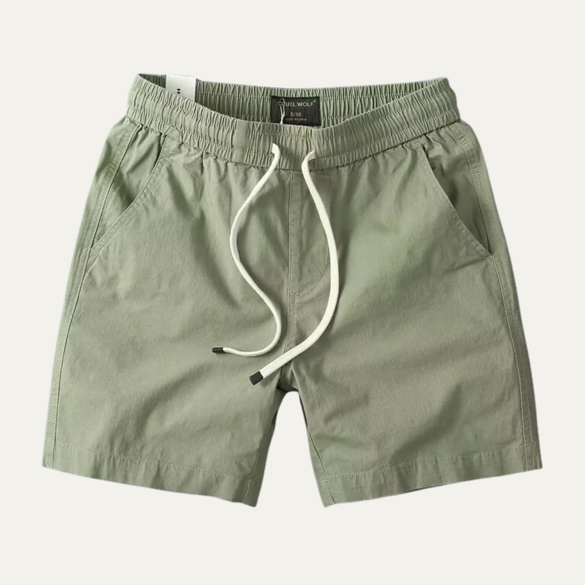 The Ravello Men’s Elastic Waist Casual Sports Shorts