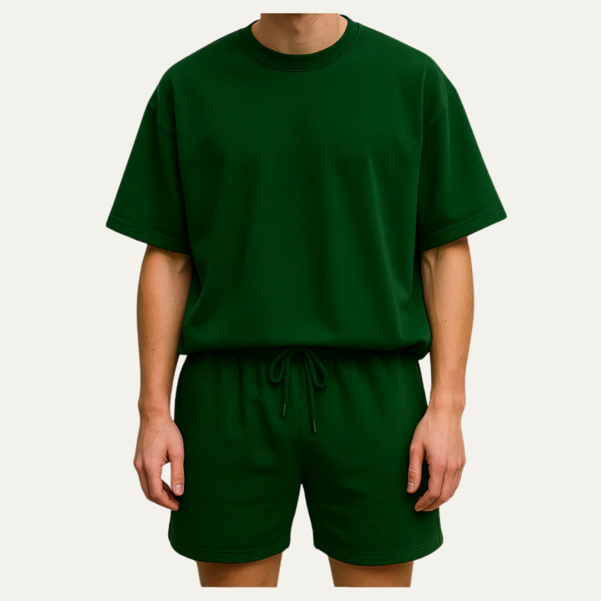 The Alba Men’s Summer Lounge Set - T Shirt & Shorts Co Ord Set