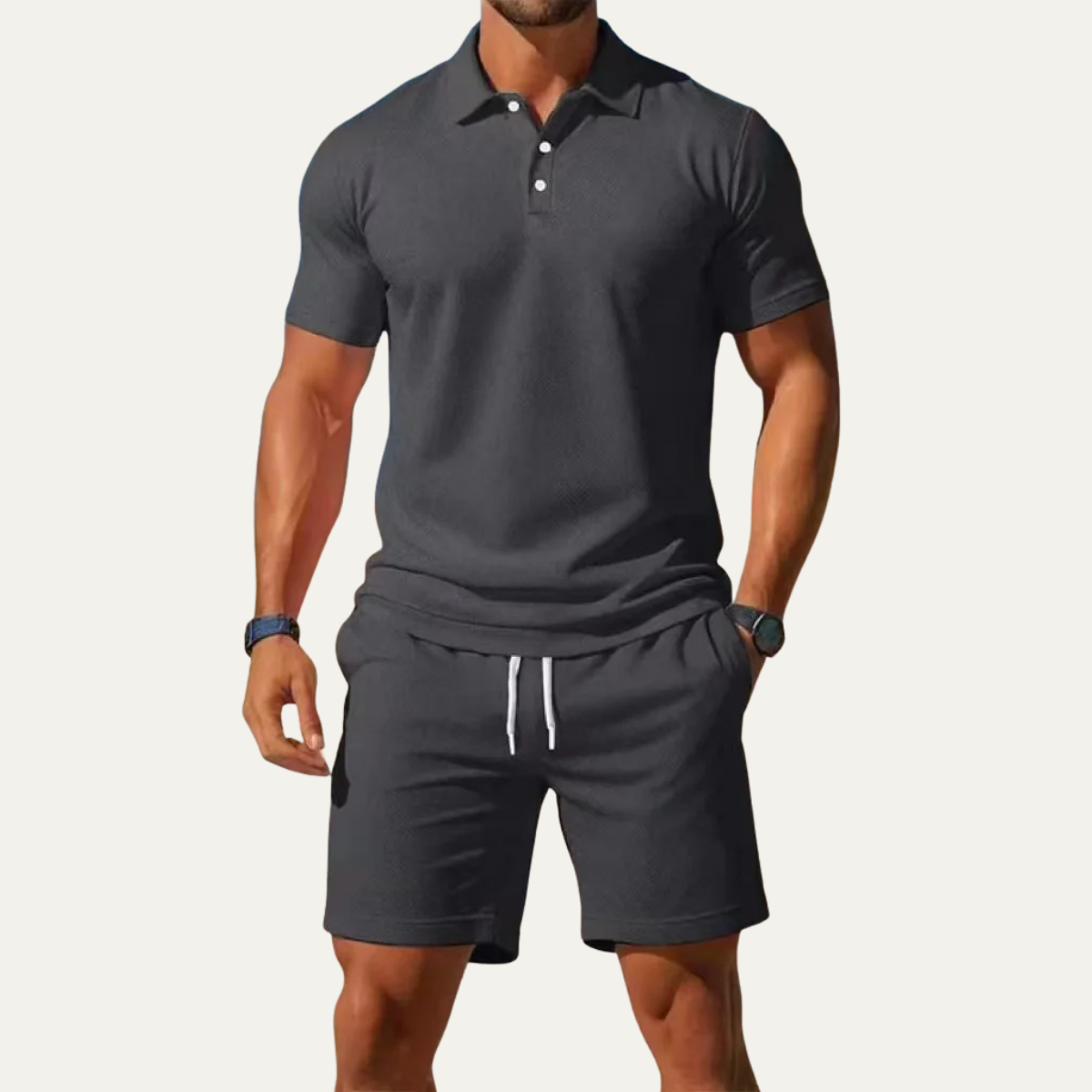 The Glyndebourne Men’s Breathable Summer Set - Polo Shirt & Shorts