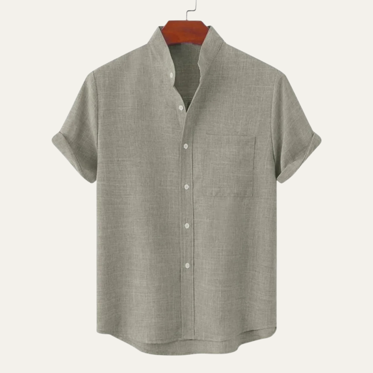 The Warwick Men’s Solid Colour Linen Soft Button Up Shirt