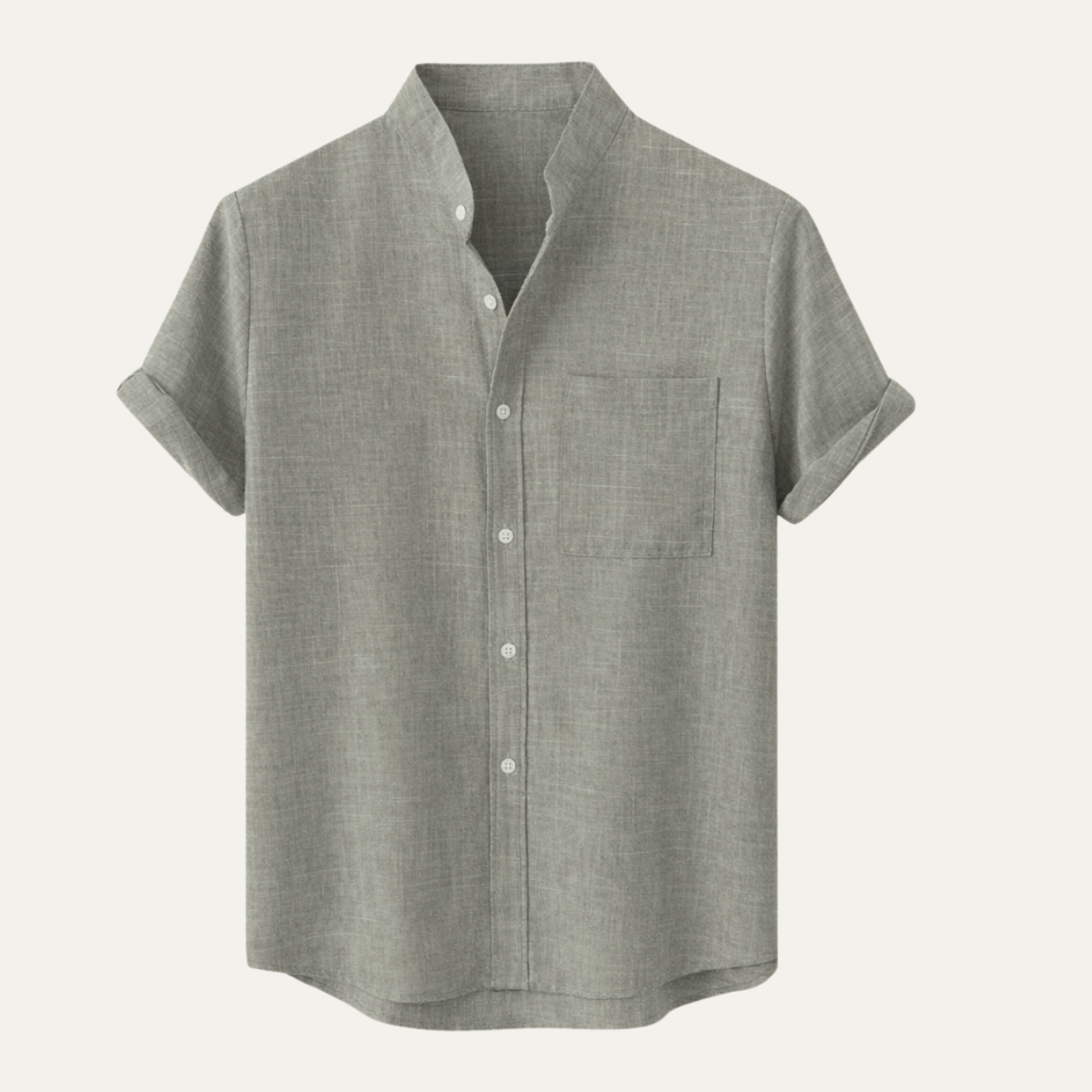 The Warwick Men’s Solid Colour Linen Soft Button Up Shirt