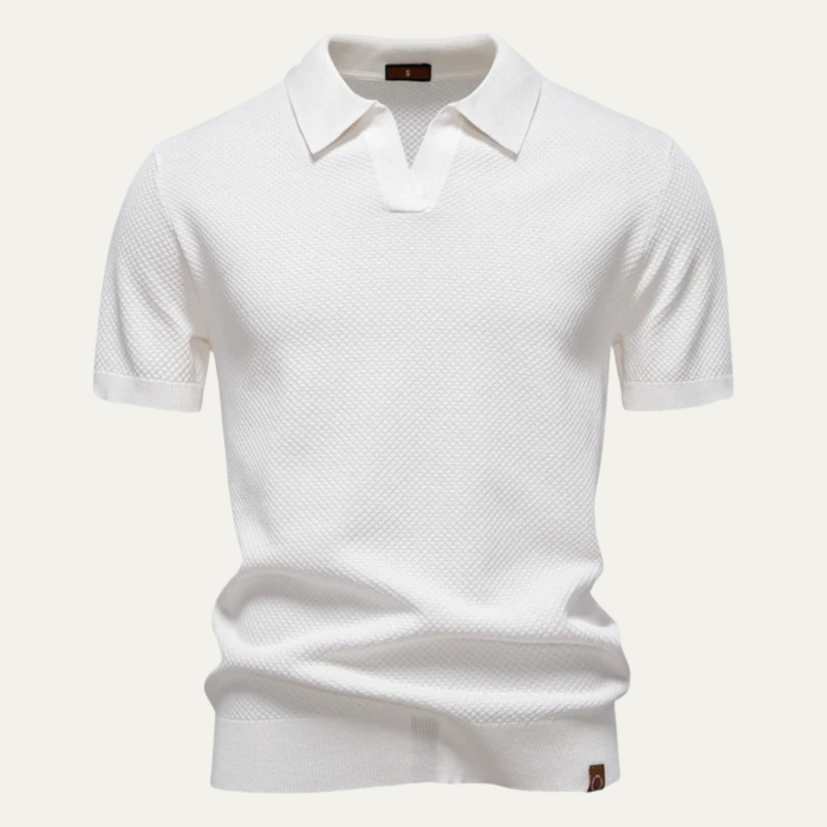 The Orvieto Men’s Casual Textured Polo Shirt