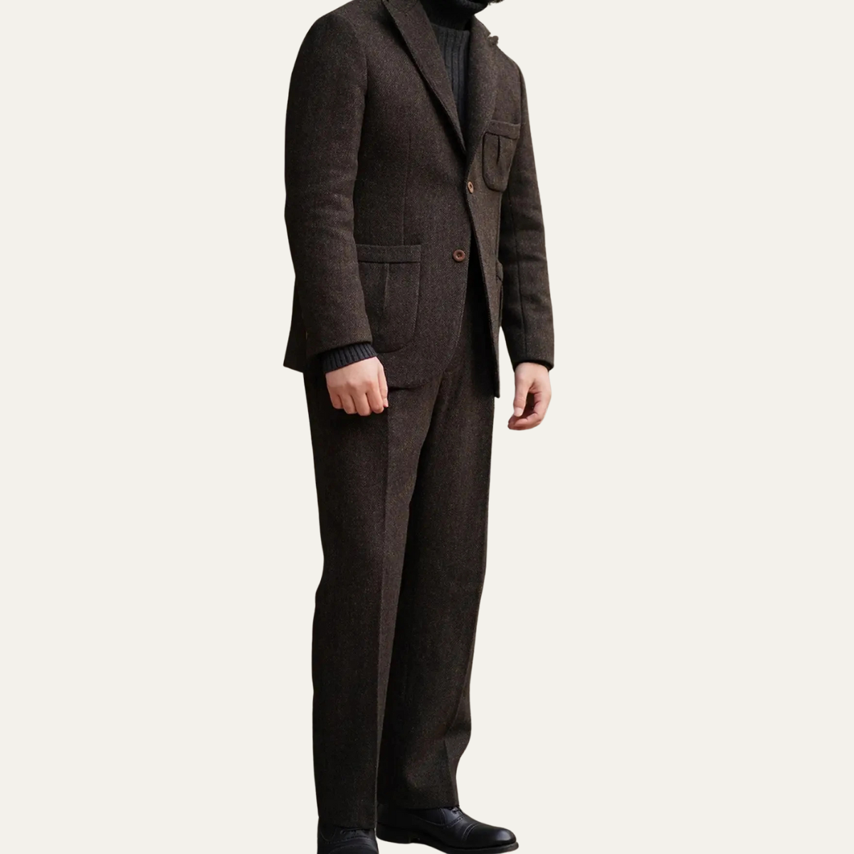 The Willowstone Men’s Tweed Wool Dress Suit Blazer