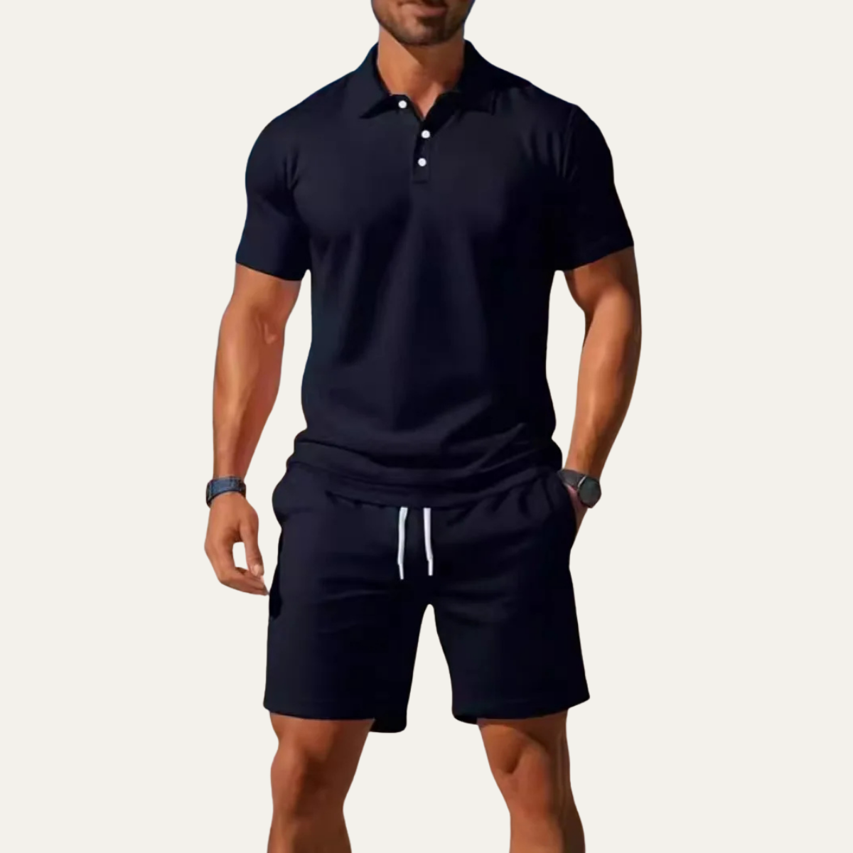 The Glyndebourne Men’s Breathable Summer Set - Polo Shirt & Shorts