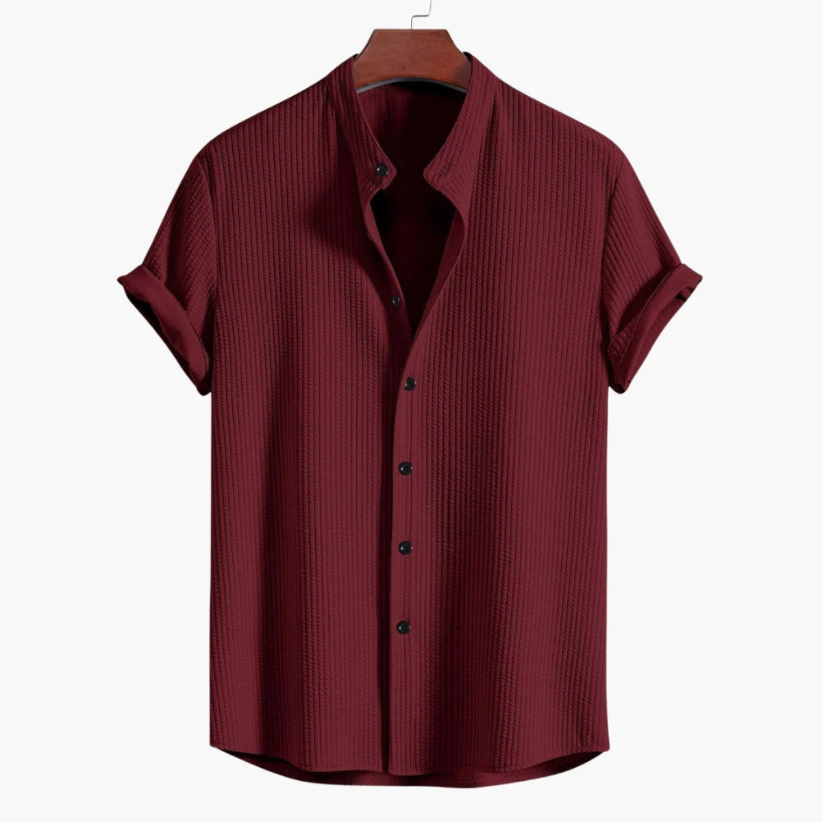 The Jesolo Men’s Trendy Lightweight Button Up Shirt