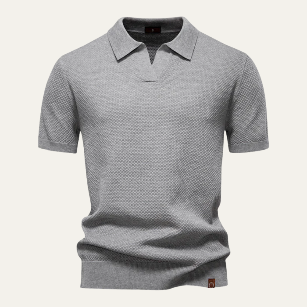 The Spoleto Men’s Classic Textured Polo Shirt