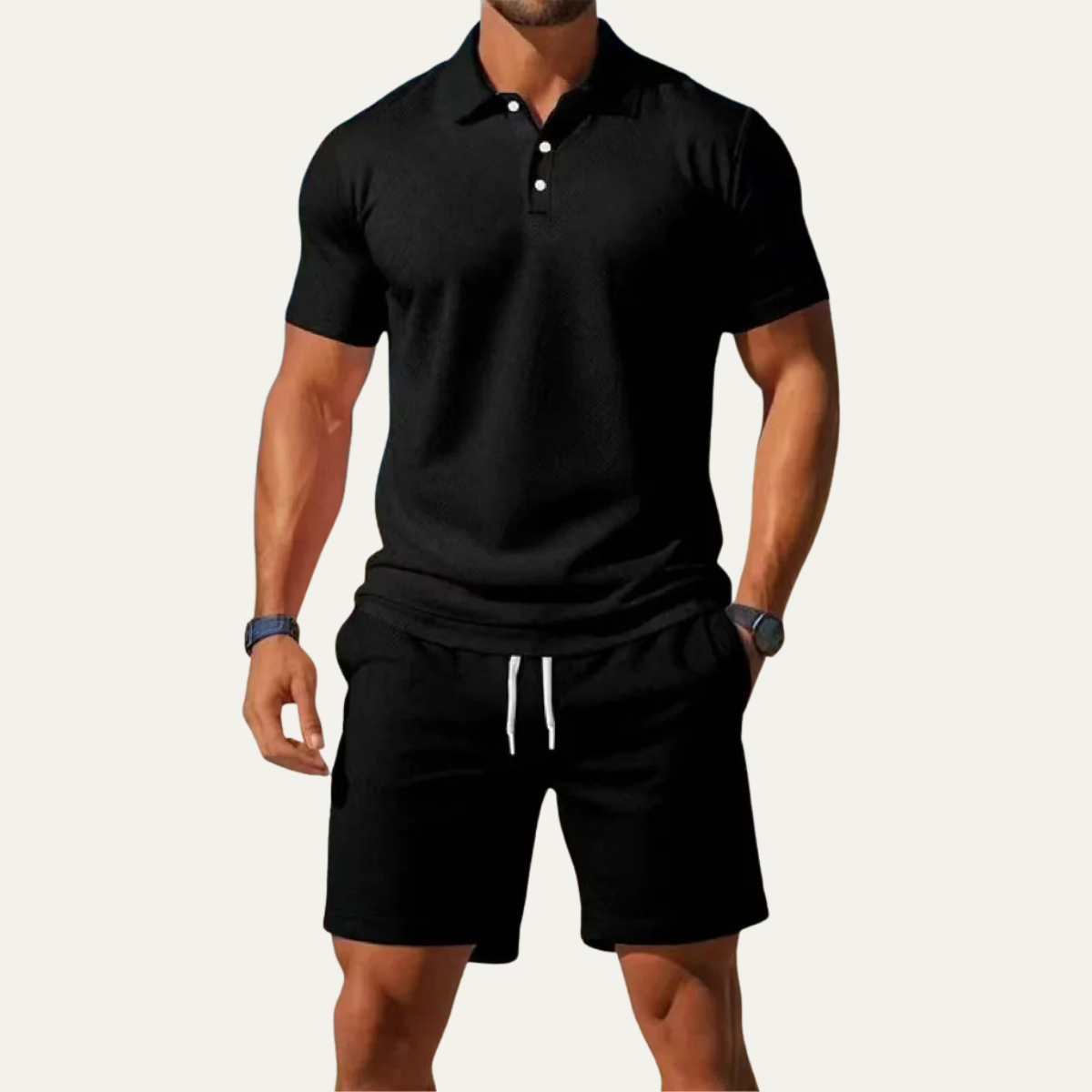 The Glyndebourne Men’s Breathable Summer Set - Polo Shirt & Shorts