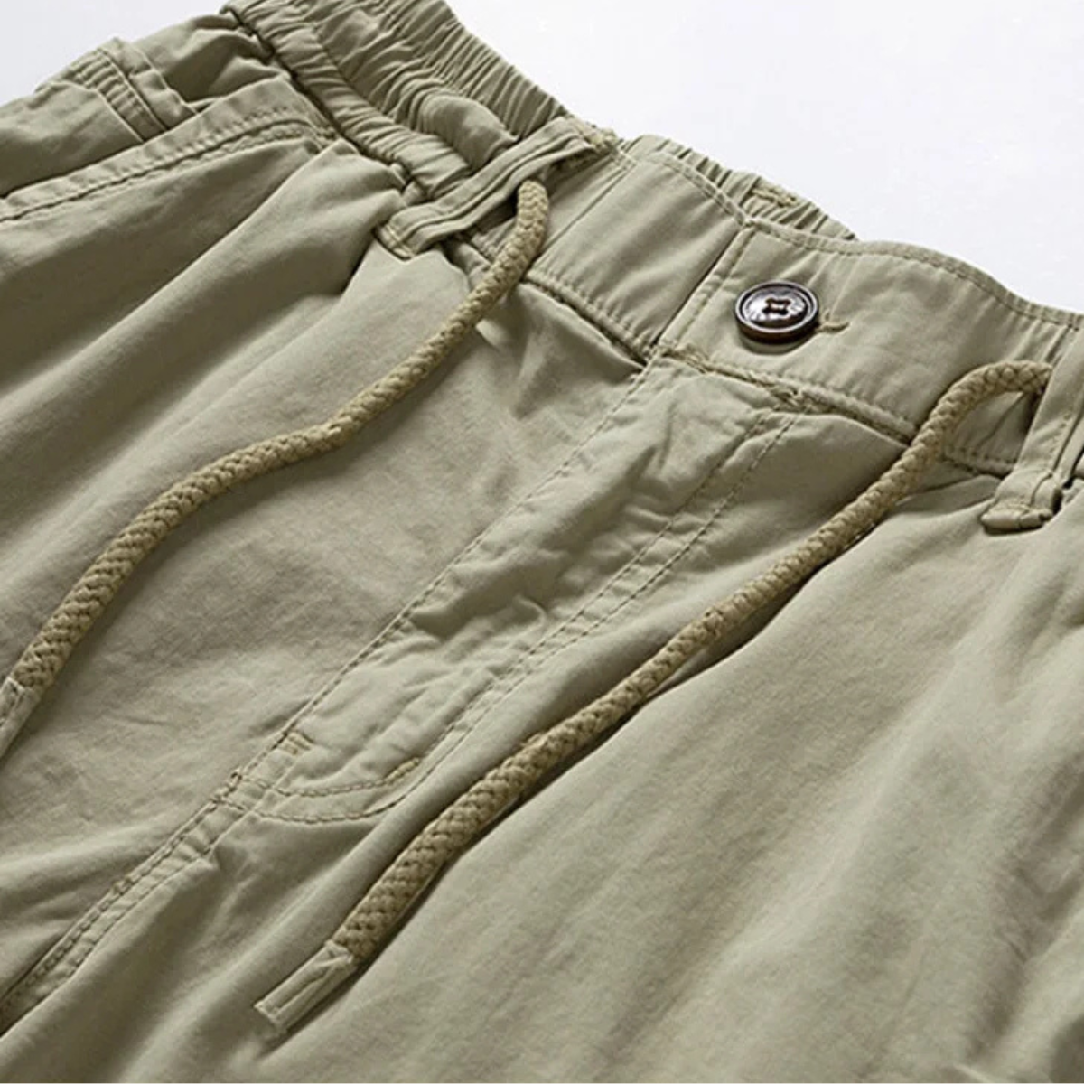 The Rapallo Men’s Relaxed Fit Outdoor Utility Multi Pocket Cargo Shorts