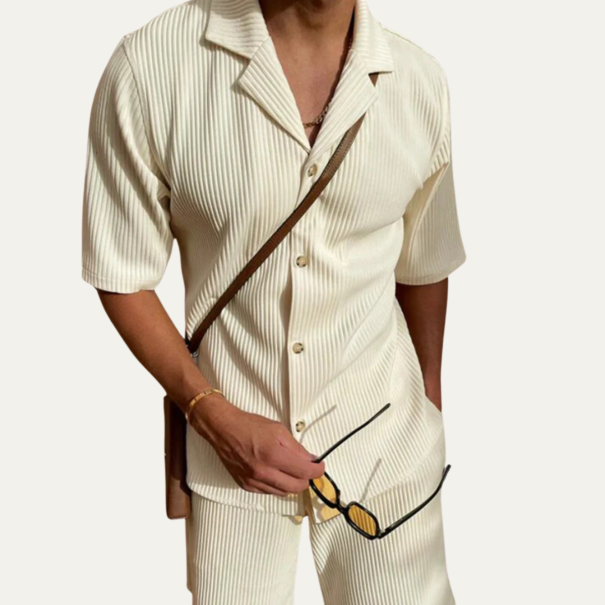 The Urbino Men’s Holiday Co Ord Set - Shirt & Trousers
