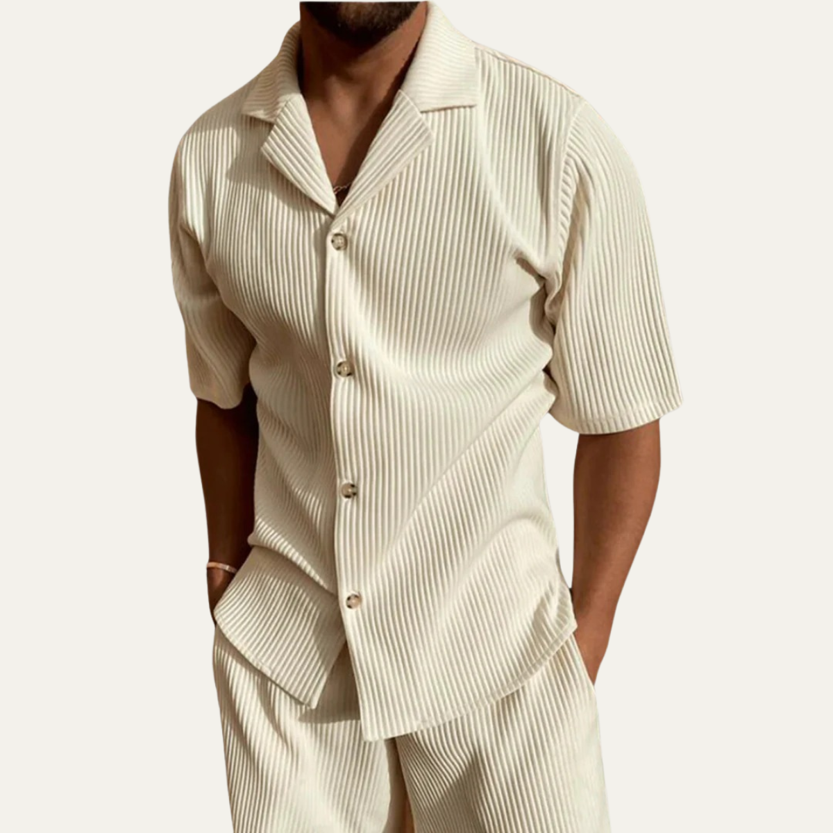 The Urbino Men’s Holiday Co Ord Set - Shirt & Trousers