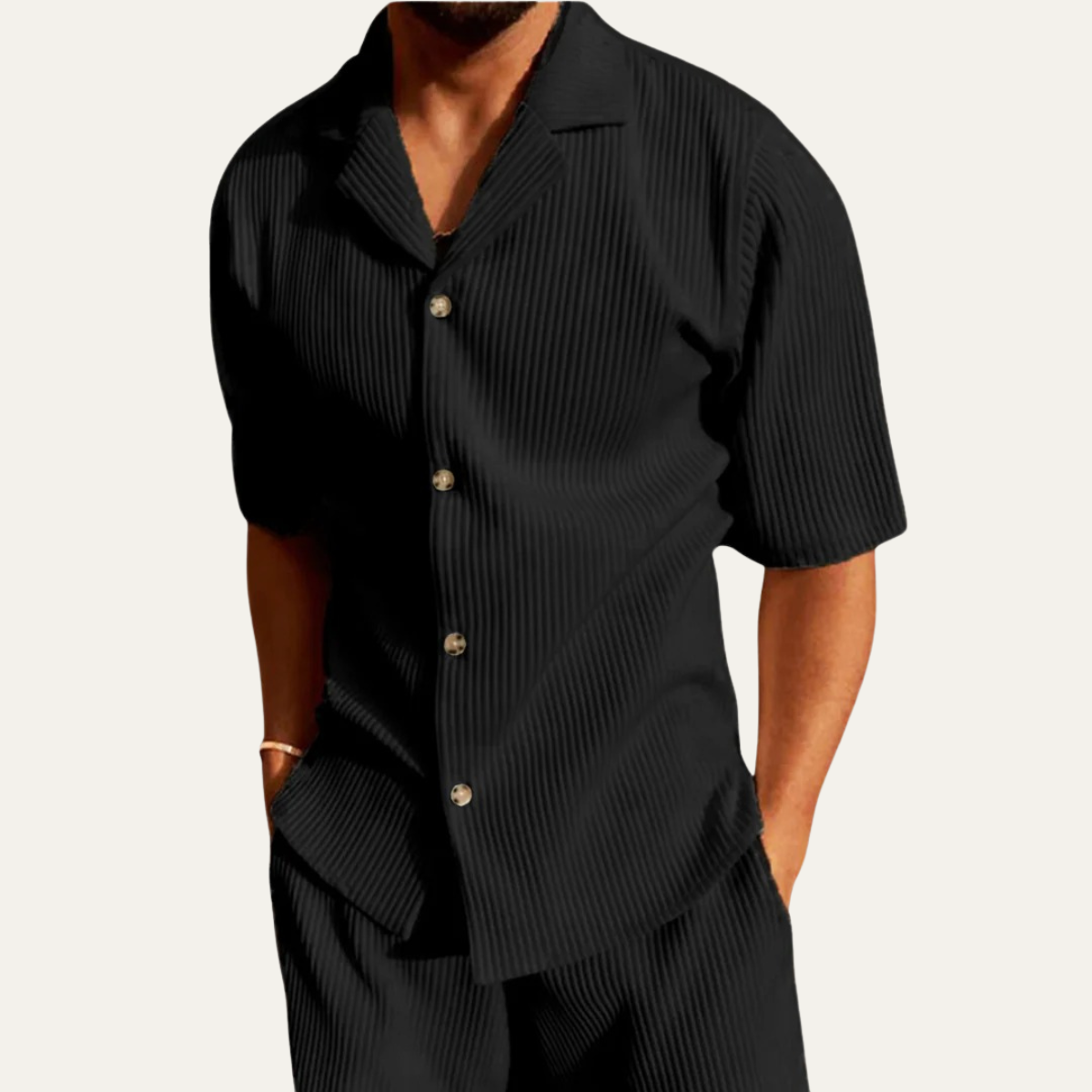 The Urbino Men’s Holiday Co Ord Set - Shirt & Trousers