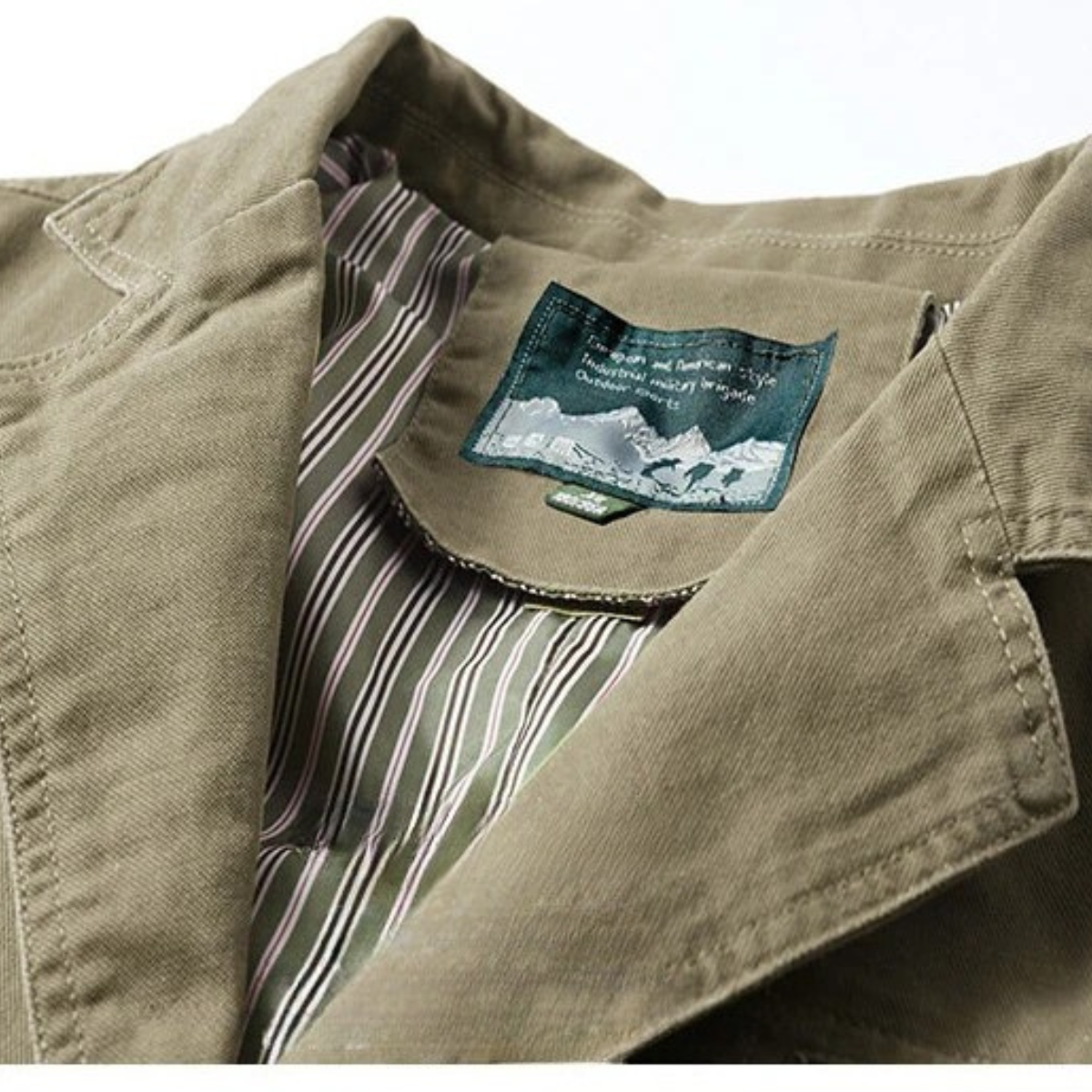 Men’s Slim Fit Button Up Lightweigh Blazer Jacket – Khaki