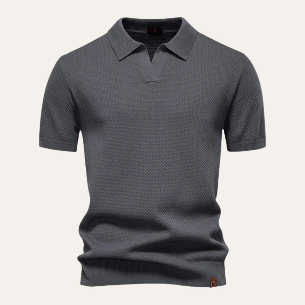 The Spoleto Men’s Classic Textured Polo Shirt