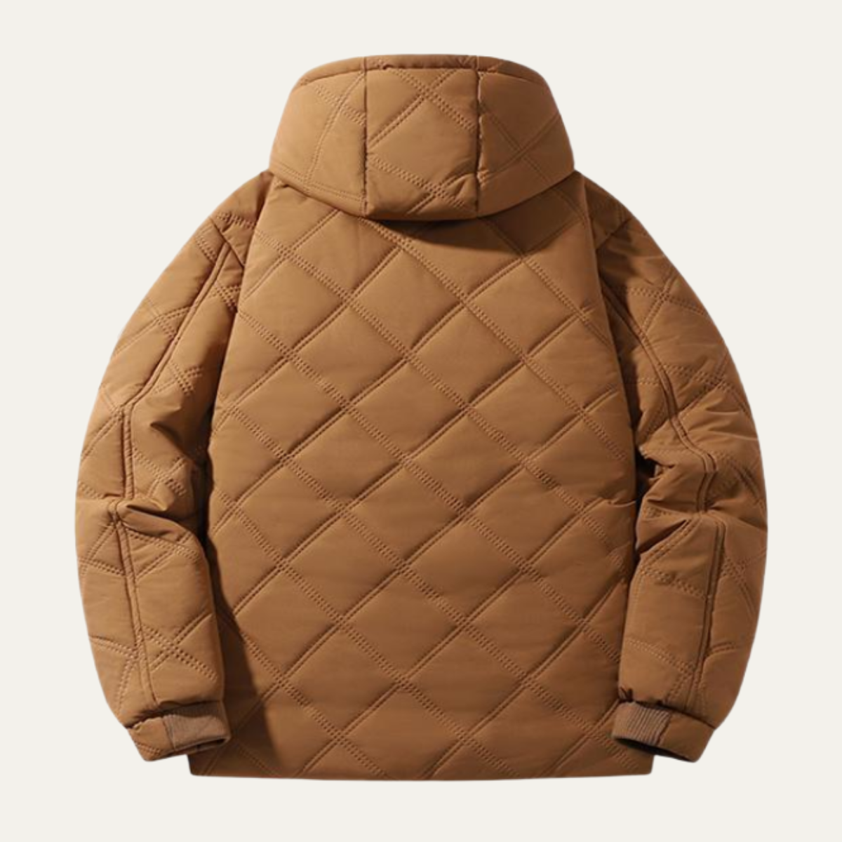 Coatbridge Men's Quilted Puffer Jacket with Fleece Lining for Winter