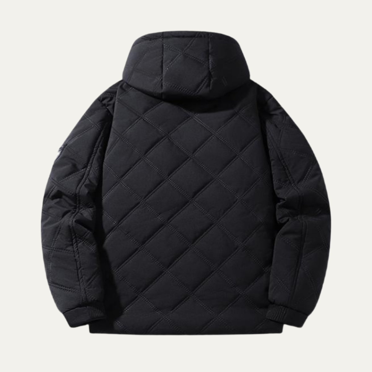 Coatbridge Men's Quilted Puffer Jacket with Fleece Lining for Winter