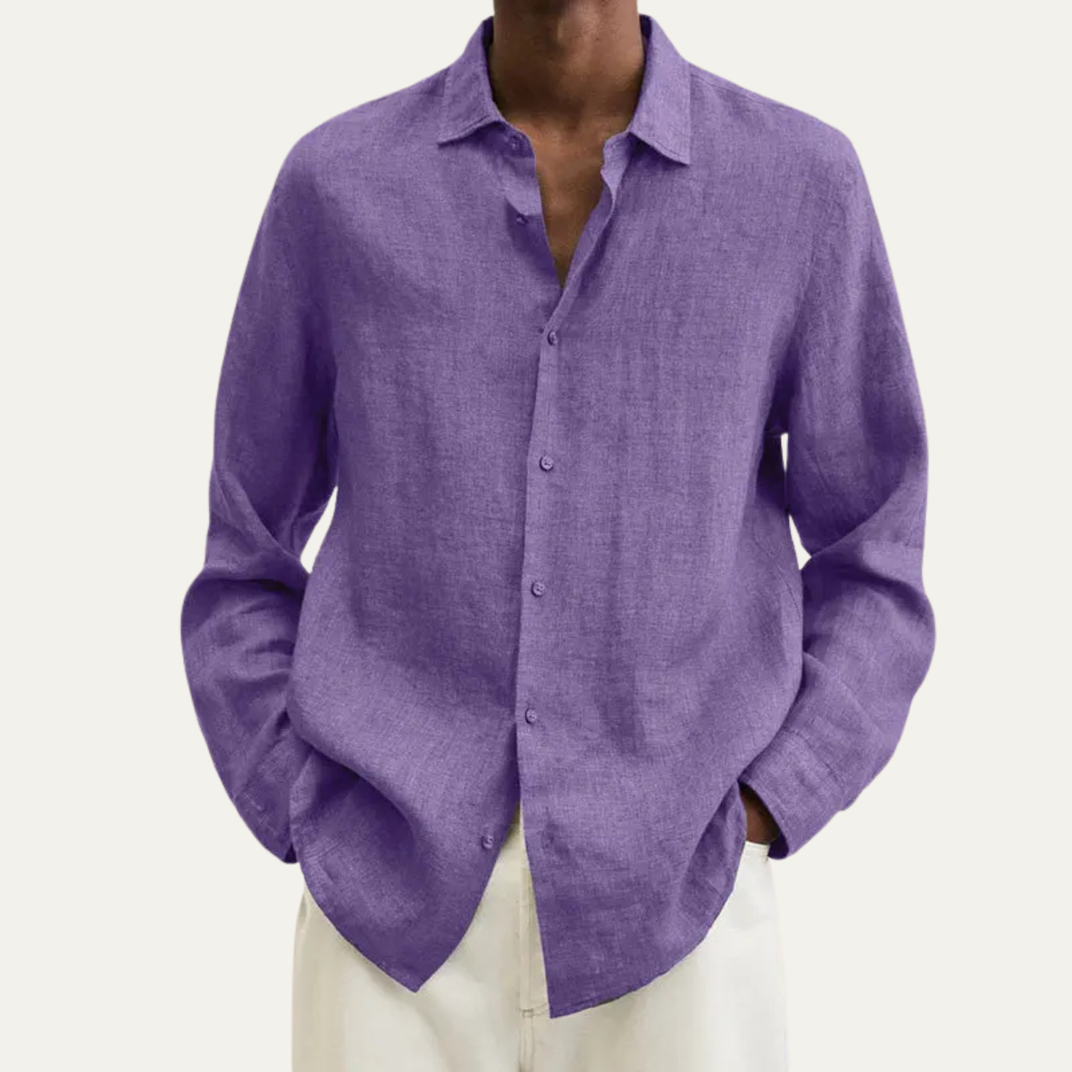 The Coronado Men’s Trendy Breathable Summer Linen Shirt
