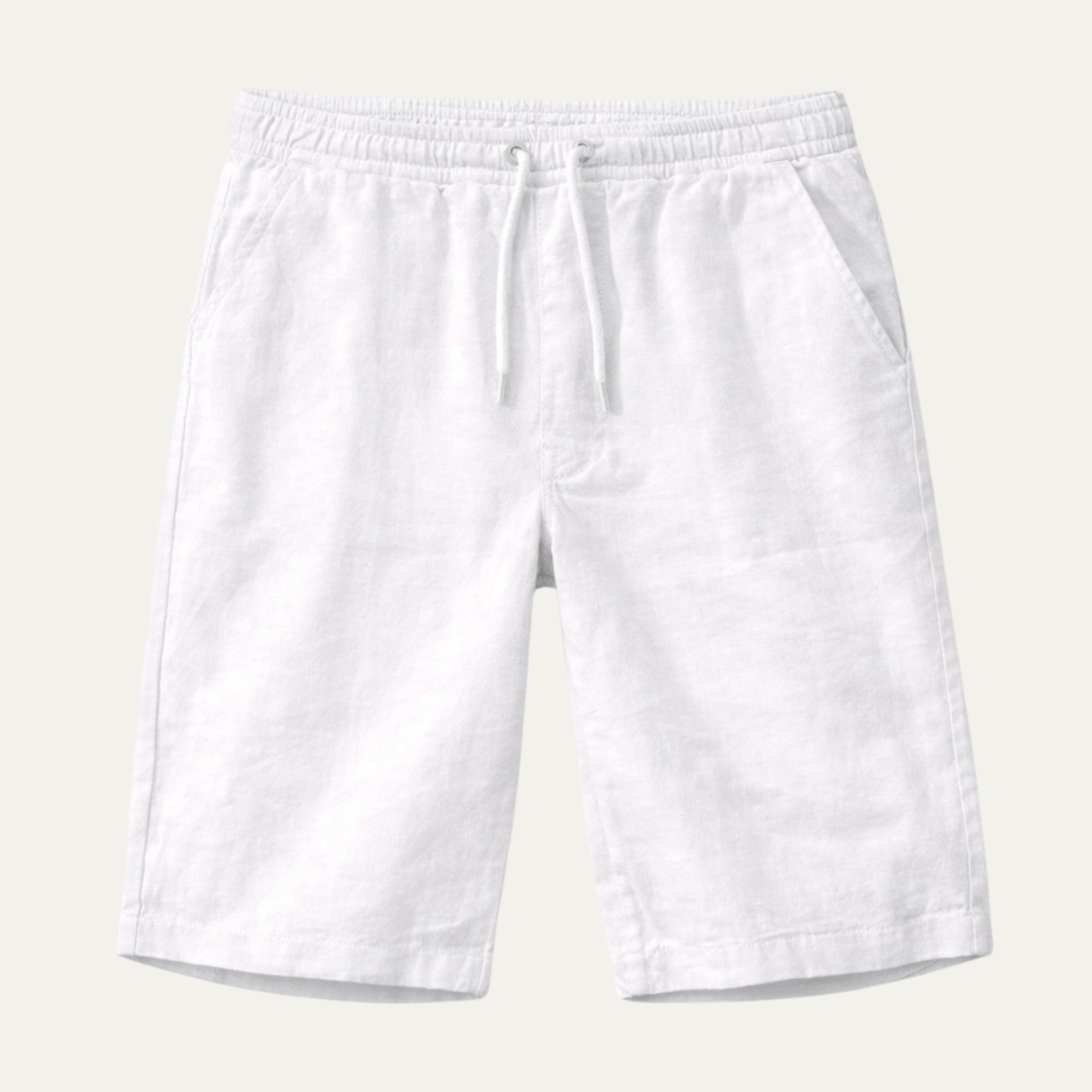 The Viterbo Men’s Elastic Waist Lightweight Linen Shorts