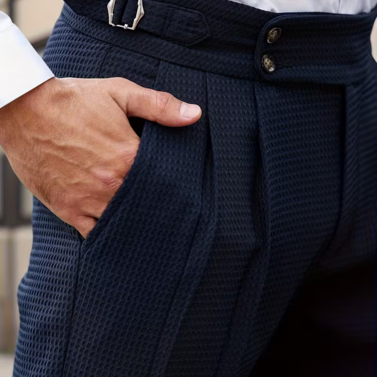 The Yountville Men’s Slim Fit Suit Business Casual Dress Trousers