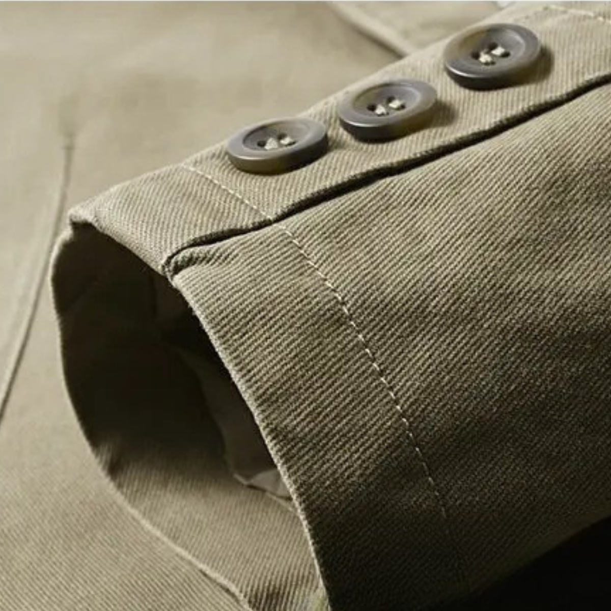 Men’s Slim Fit Button Up Lightweigh Blazer Jacket – Khaki