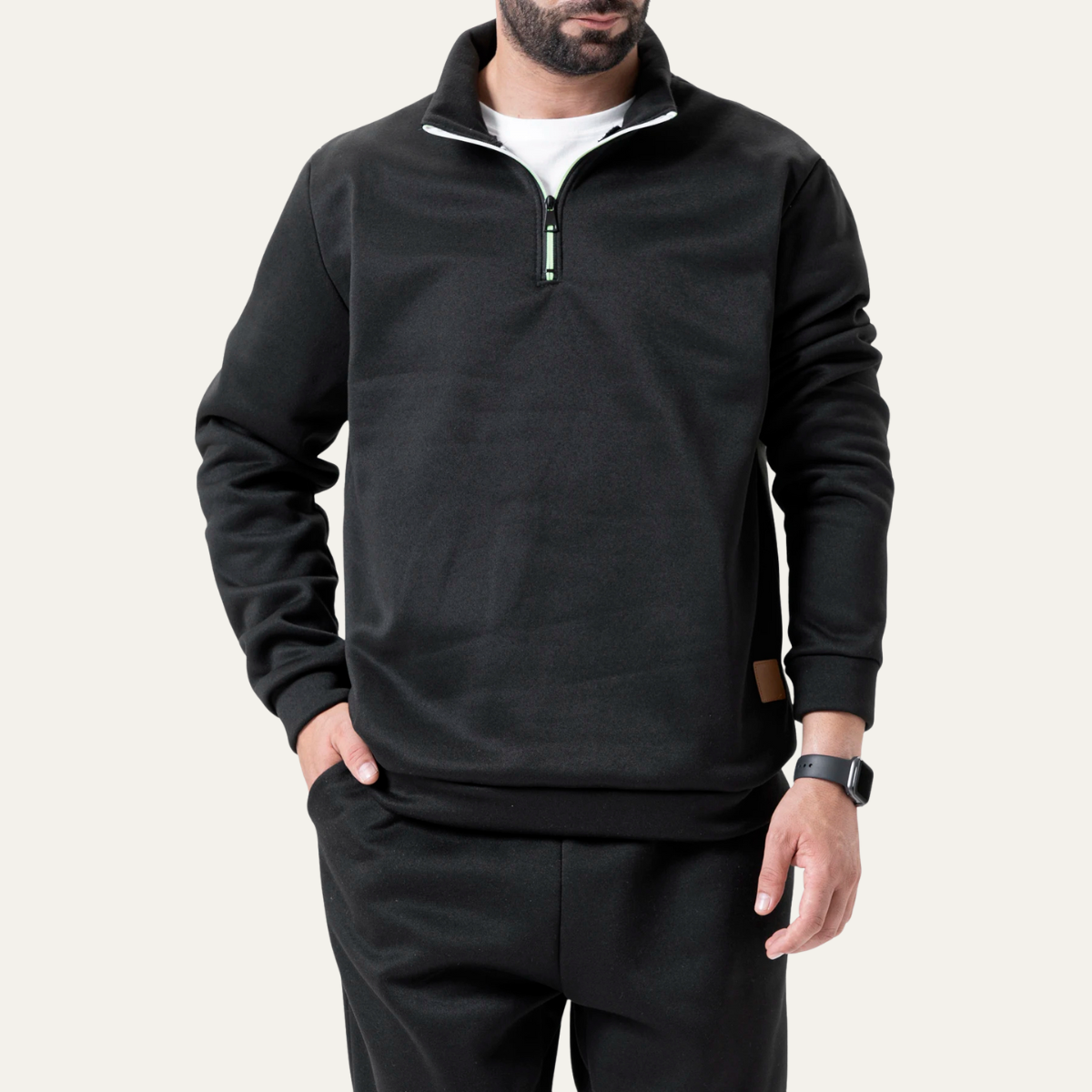 Men’s Casual Half Zip Jumper