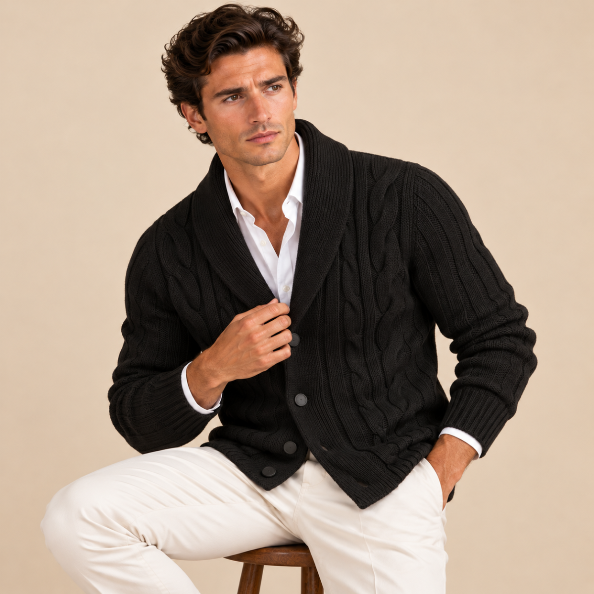 Kensington Men's Knitted Cardigan