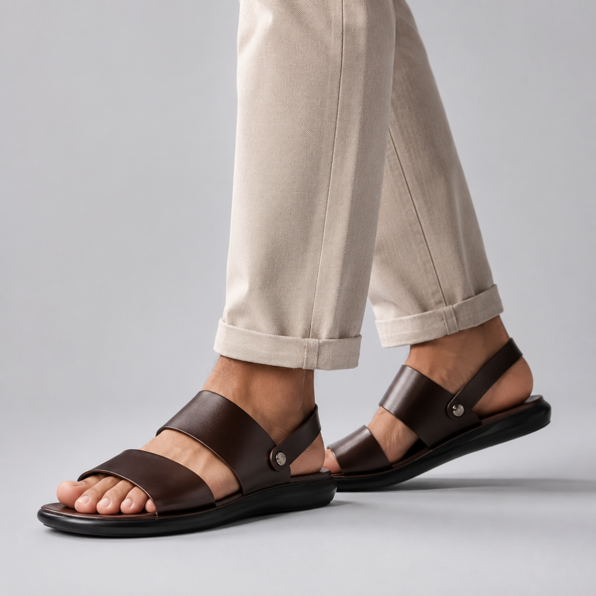 The Siracusa Men’s Summer Casual Strap Sandals