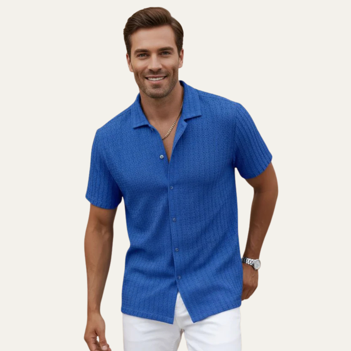 The Bologna Men’s Summer Casual Shirt