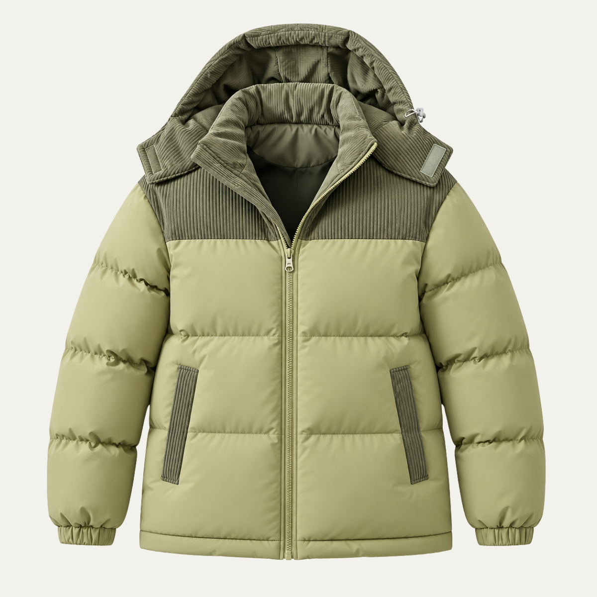 The Aldeburgh Men's Contrast Panel Puffer Jacket