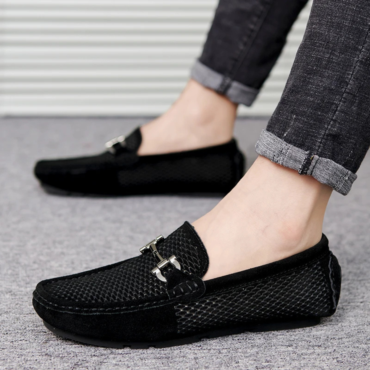 The Tremezzo Men’s Breathable Suede Leather Loafers