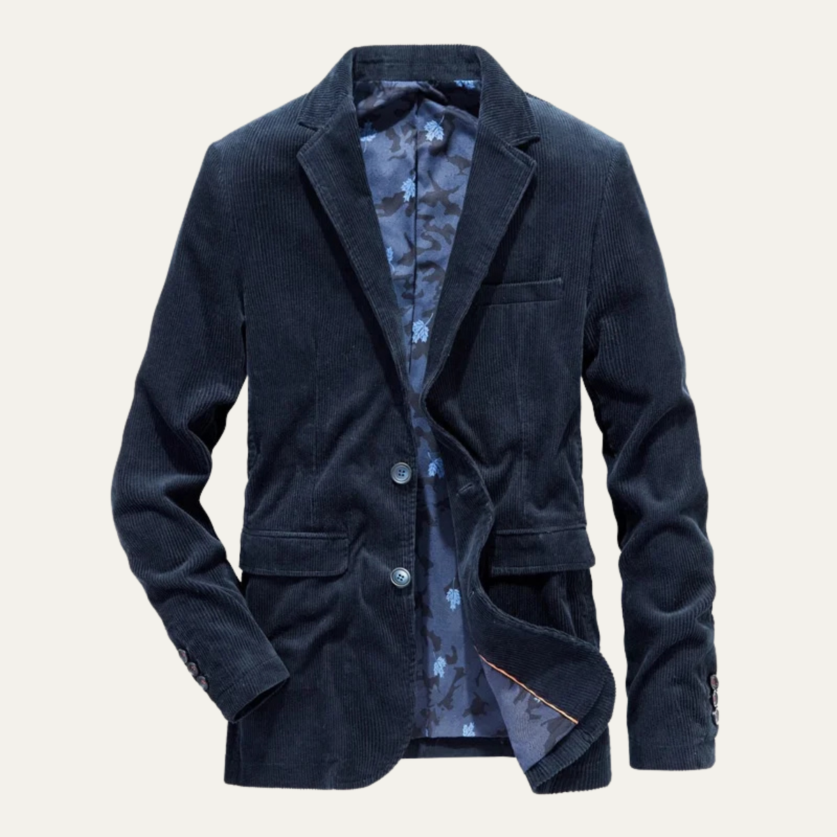 The Foxwell Men’s Vintage Business Corduroy Blazer