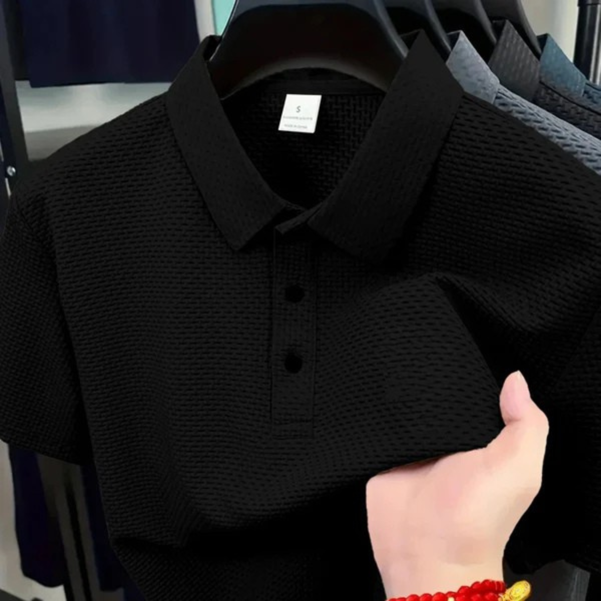 The Camogli Men’s Breathable Short Sleeve Polo Shirt