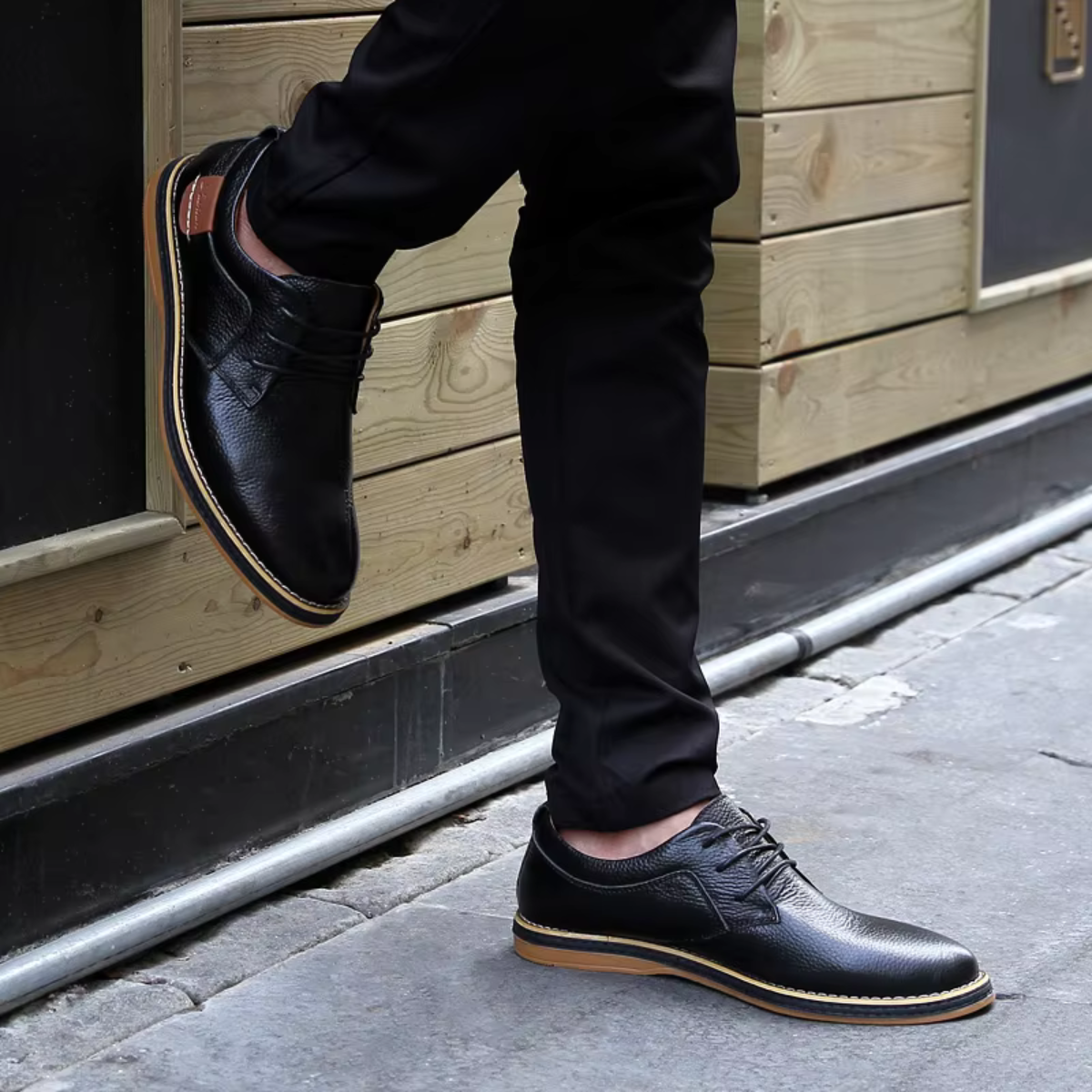 The Sandbanks Men's Elegant Lace Up Dress Shoes