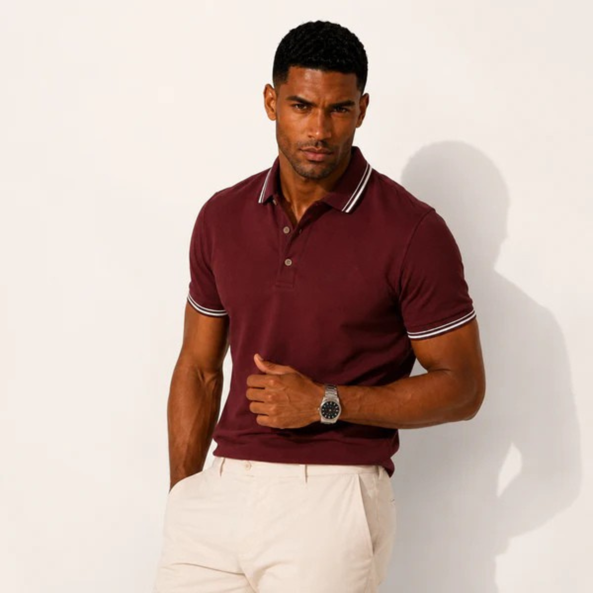 Men’s Elegant Cotton Polo Shirt