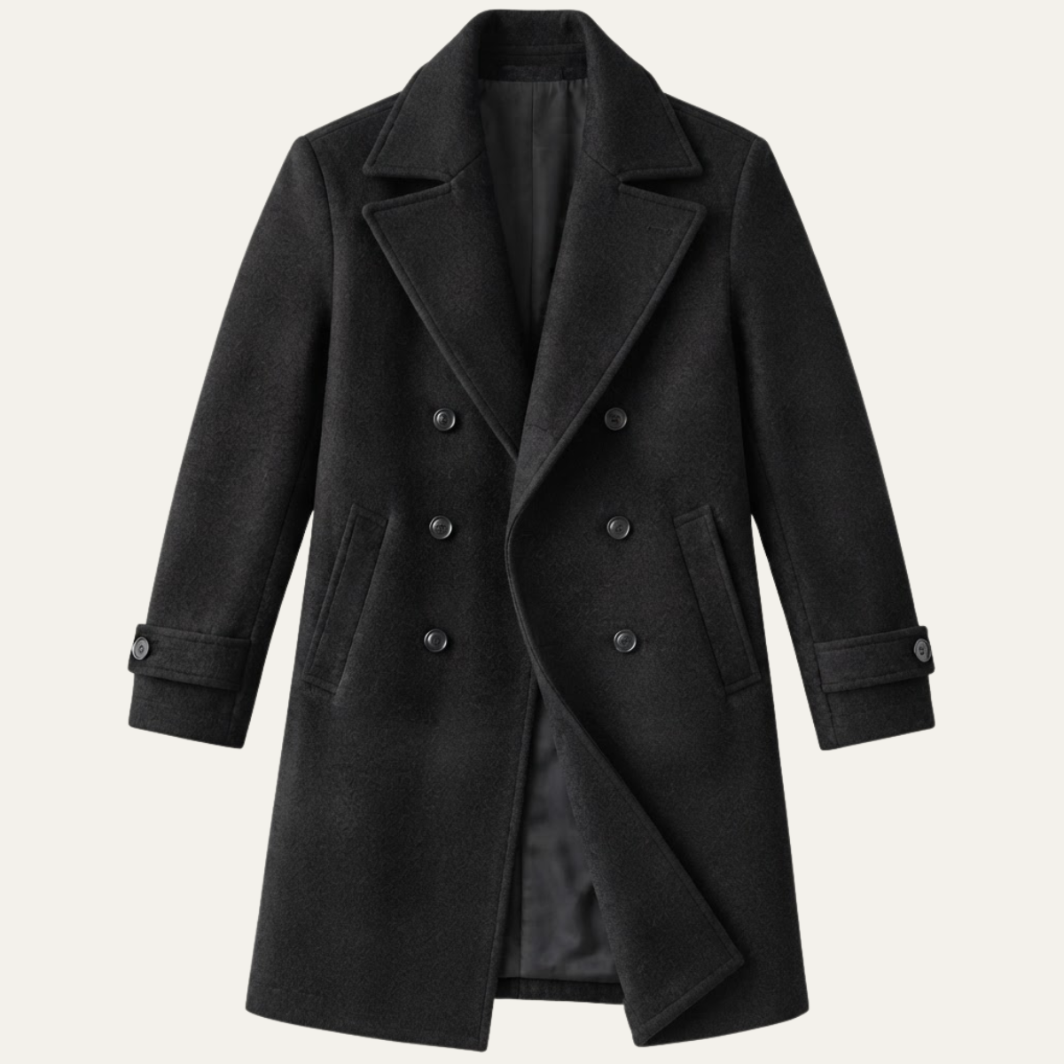 The Ambleside Men's Double Breasted Wool Overcoat