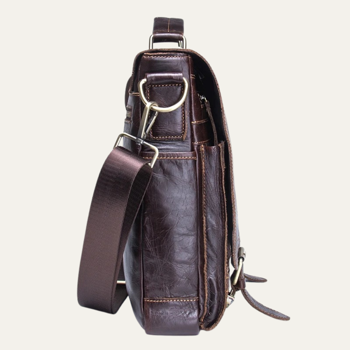 Men’s Vintage Business Messenger Leather Bag