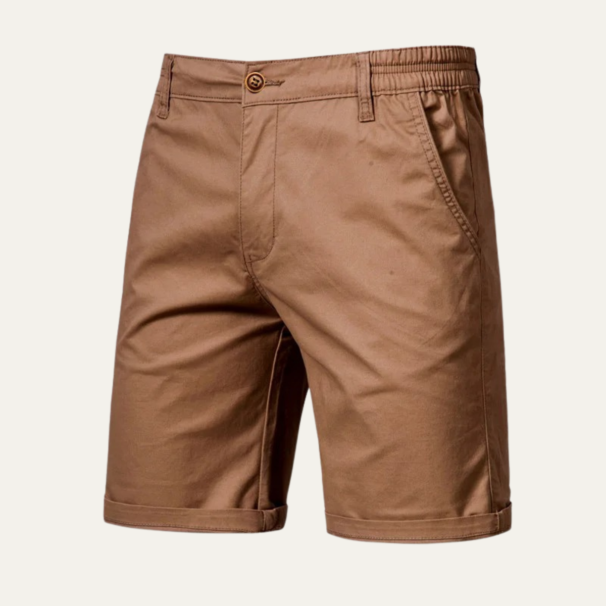 Men’s Summer Chino Shorts – Cotton Stretch Casual Beach Shorts