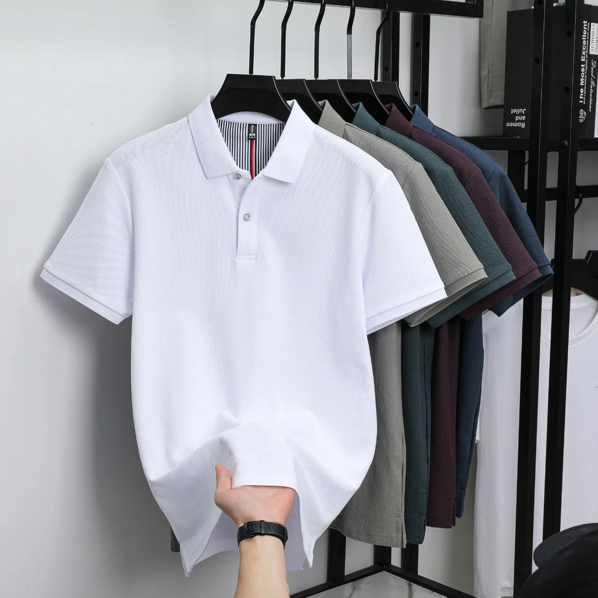 The Lerici Men’s Cotton Short Sleeve Polo Shirt