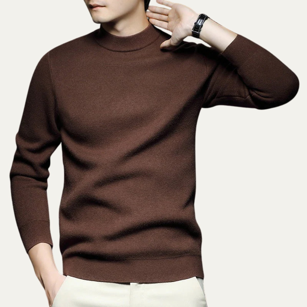 Men’s Trendy Crew Neck Jumper